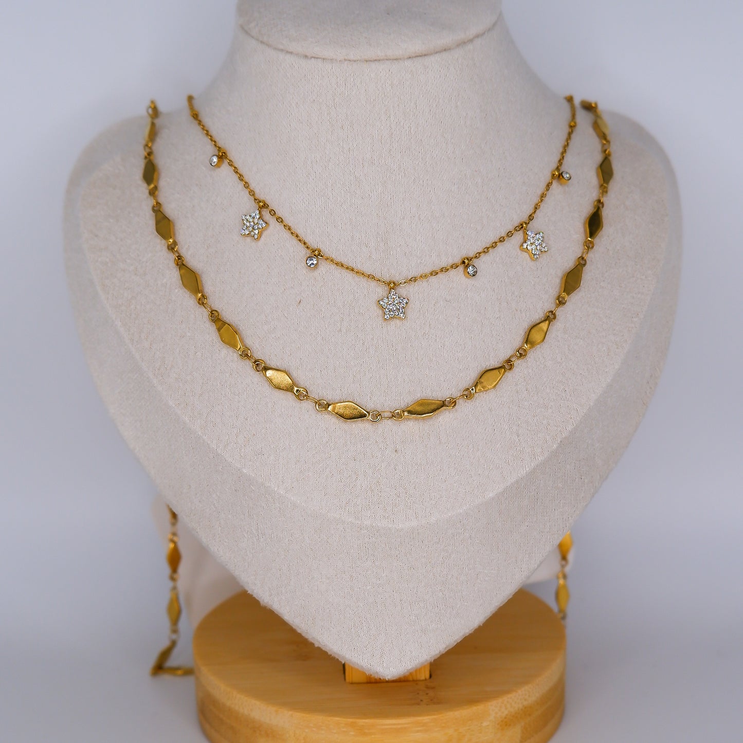 Colares Estrelas e Losangos