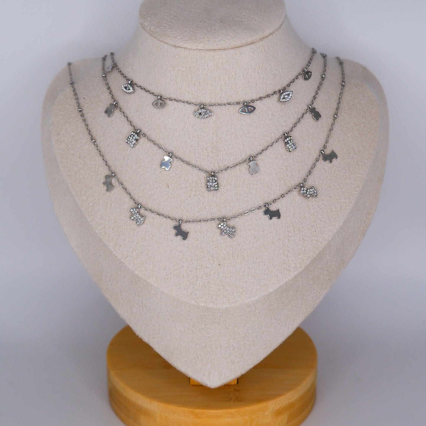 Colares Olho, Cão e Urso Brilhantes