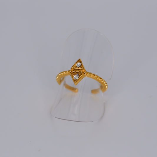 Anel Ajustável Losango