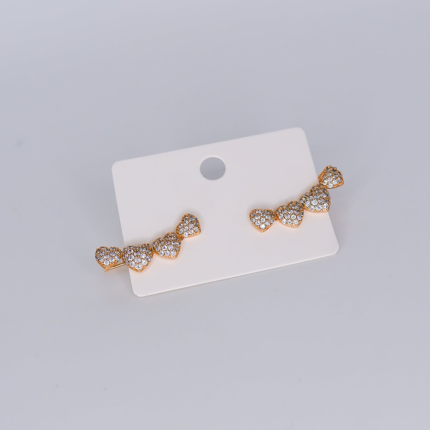 Brinco de Espeto Hipoalergénico 4 Corações