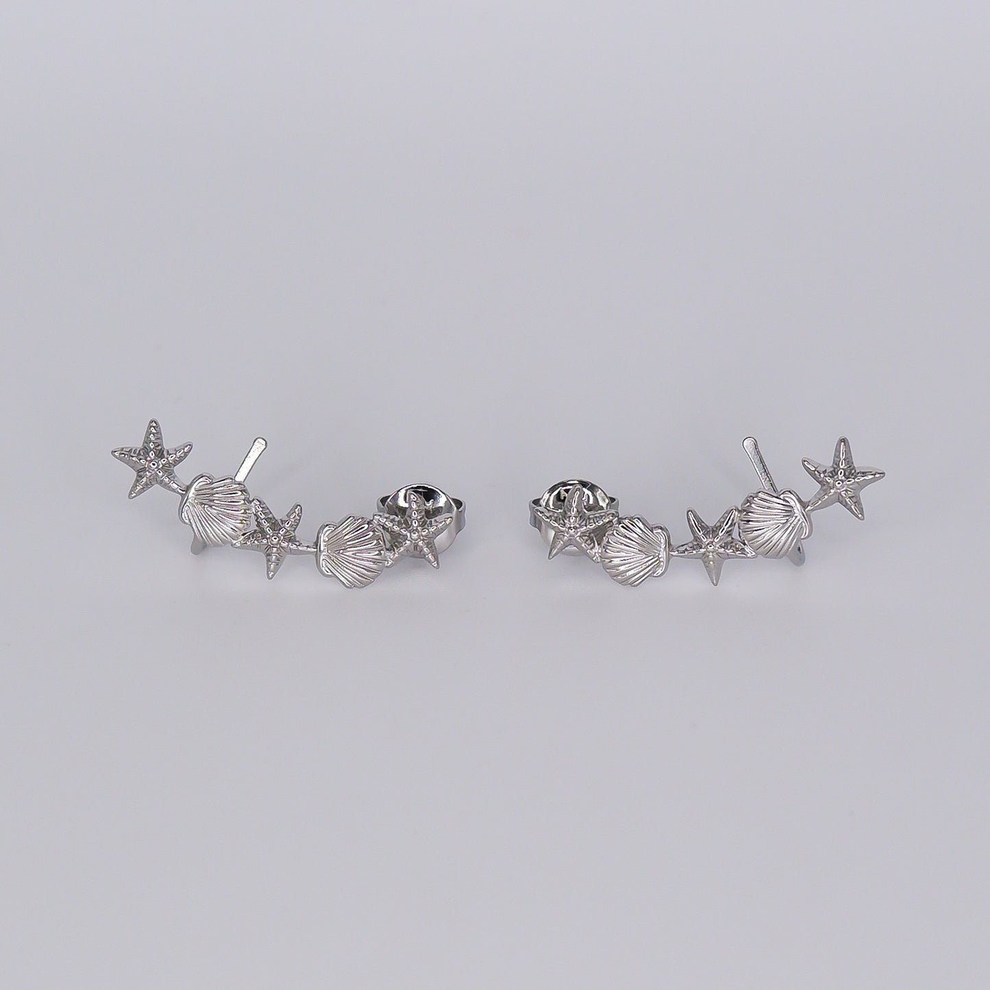 Brinco de Espeto com Earcuff Mar