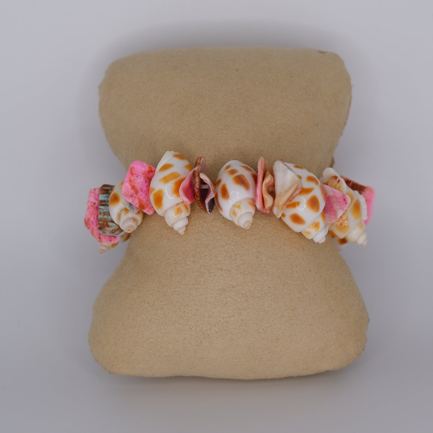 Pulseira Elástico Búzios Colorida