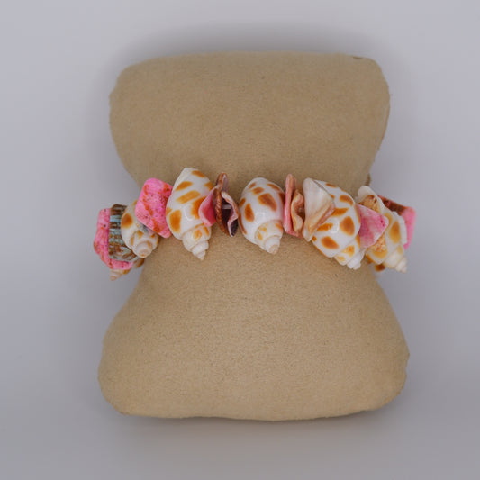 Pulseira Elástico Búzios Colorida