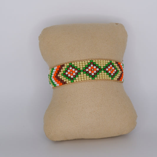 Pulseira Ajustável Missangas Colorida