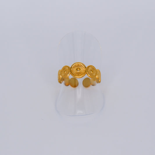 Anel Ajustável Círculos Pequenos