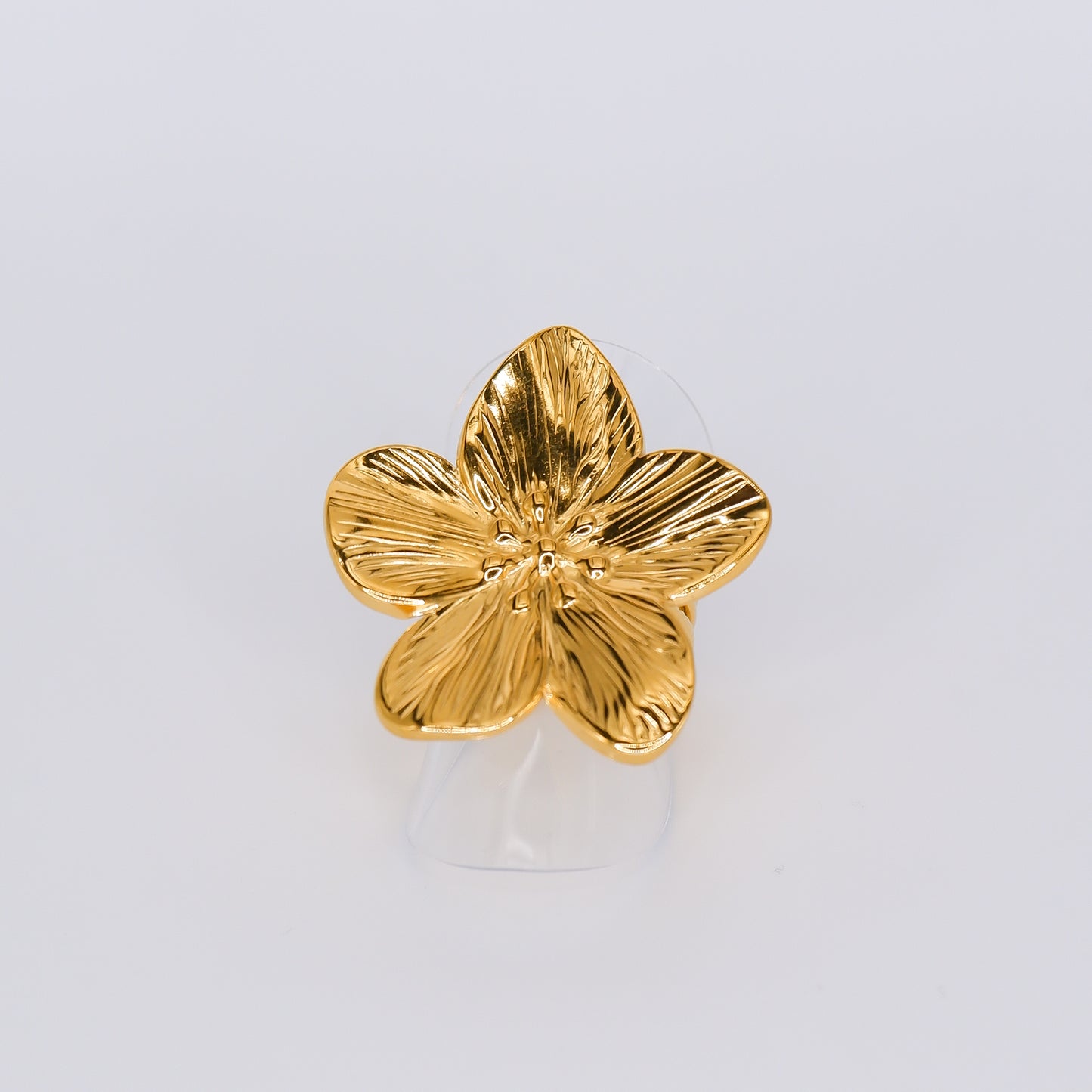 Anel Ajustável Flor Grande
