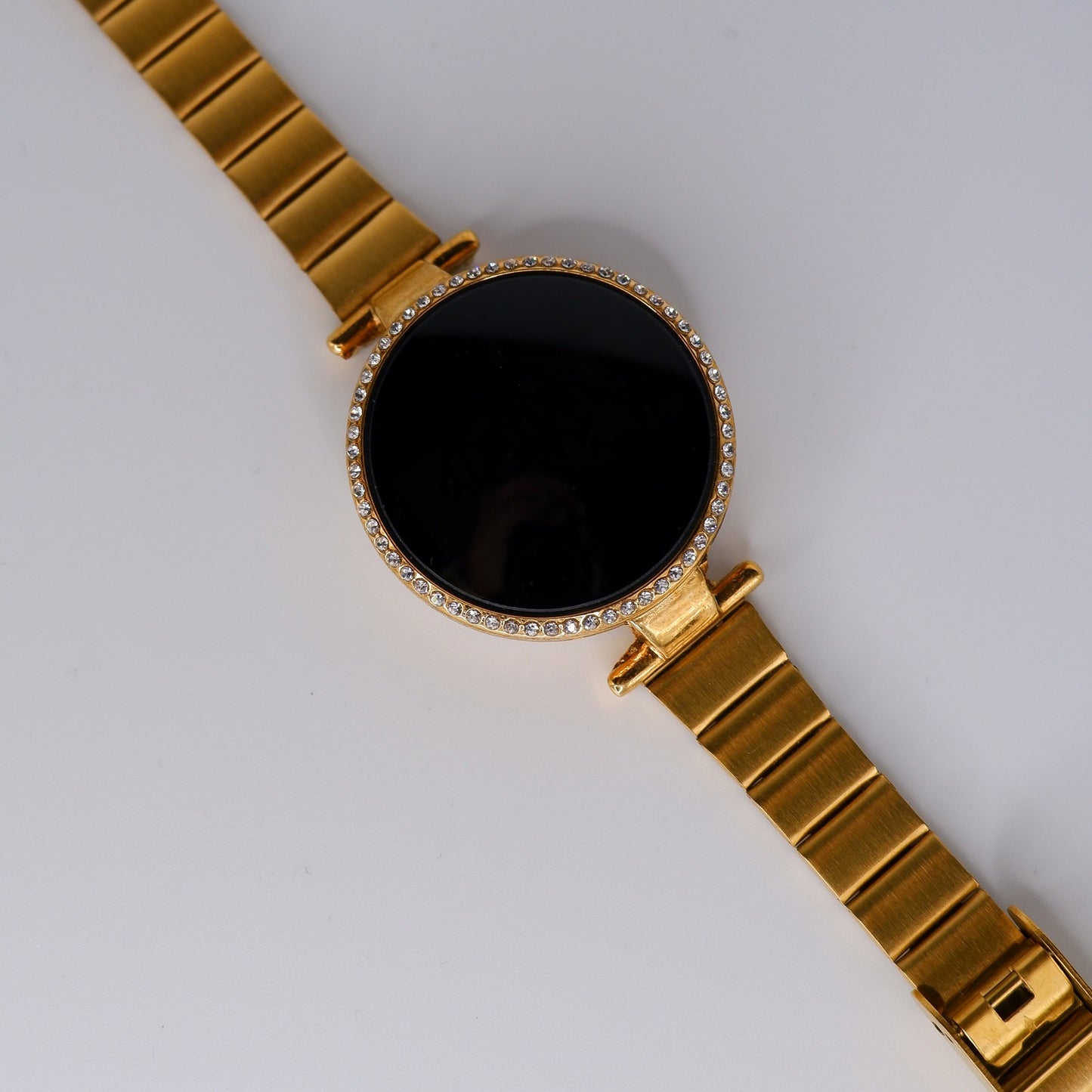 Relógio dourado Digital