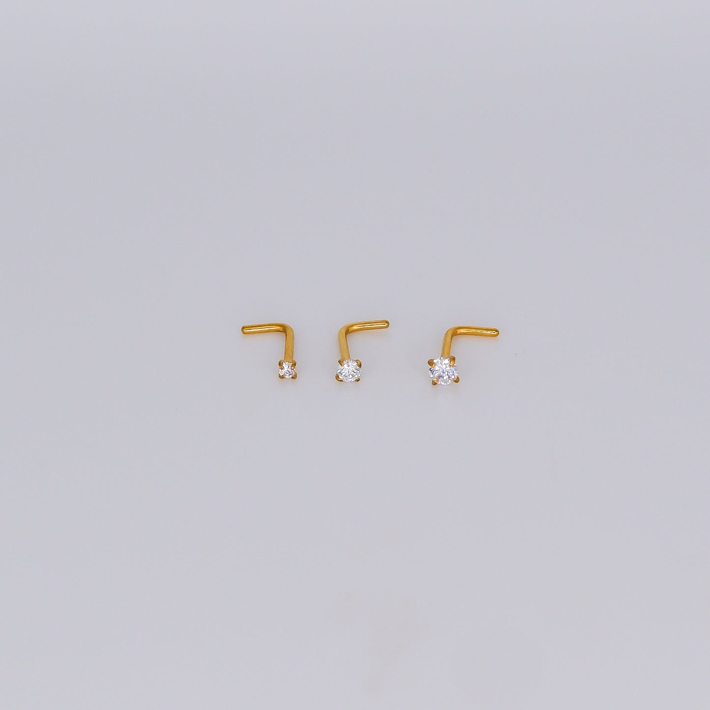 Piercing Nariz Aço Inoxidável Brilho