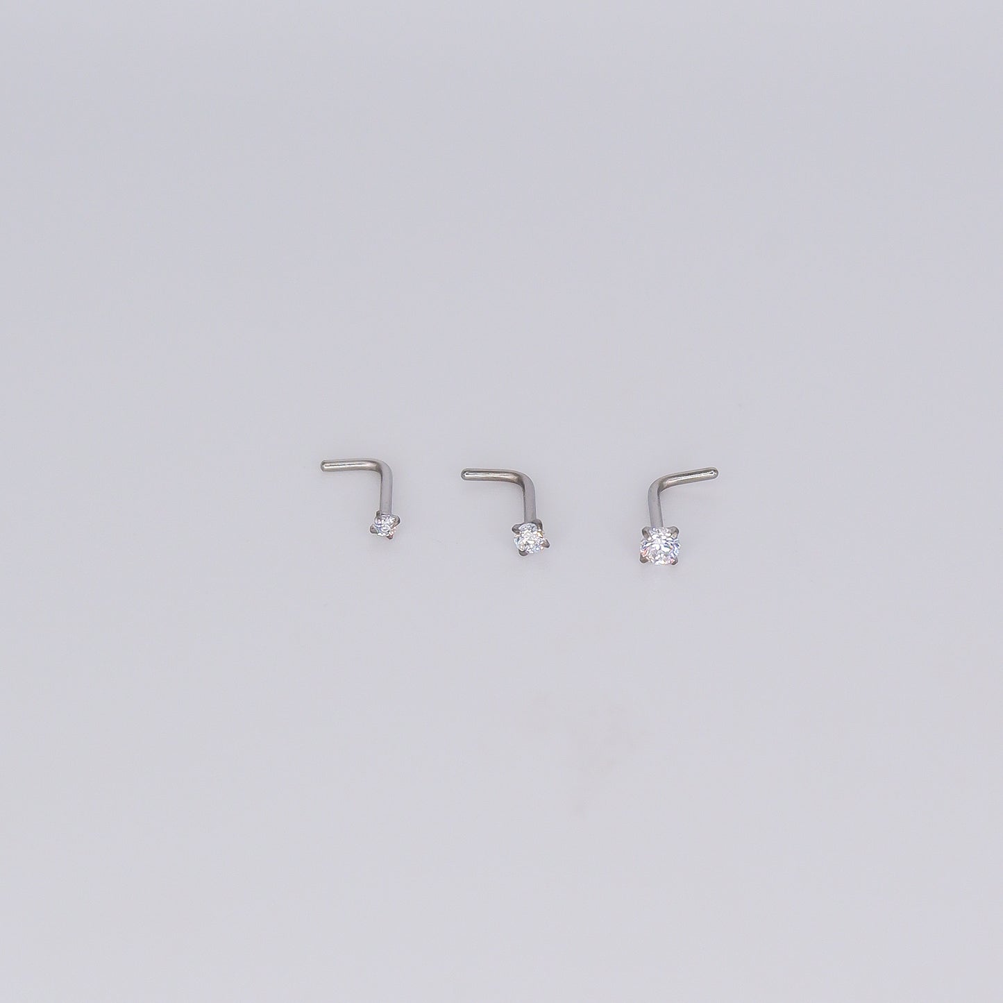 Piercing Nariz Aço Inoxidável Brilho