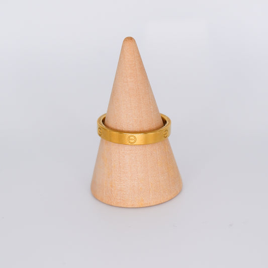 Anel Inspiração Cartier sem Brilho