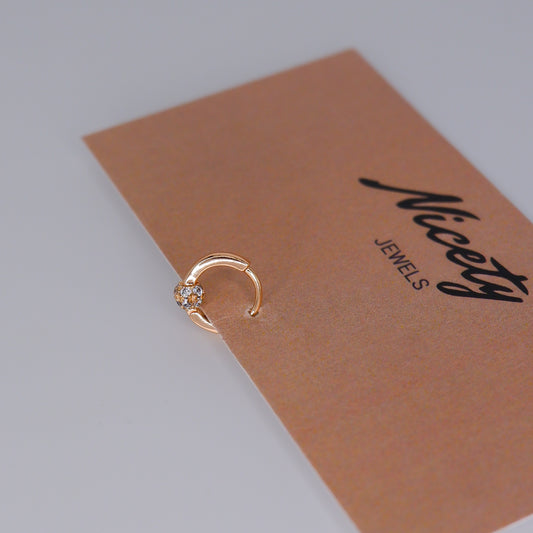 Mini Argolas 6mm Hipoalergénicas Bola