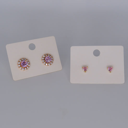 Brinco de Espeto Hipoalergénico Rosa bébé