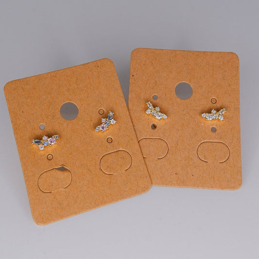 Brincos Espeto S925 Brilhantes