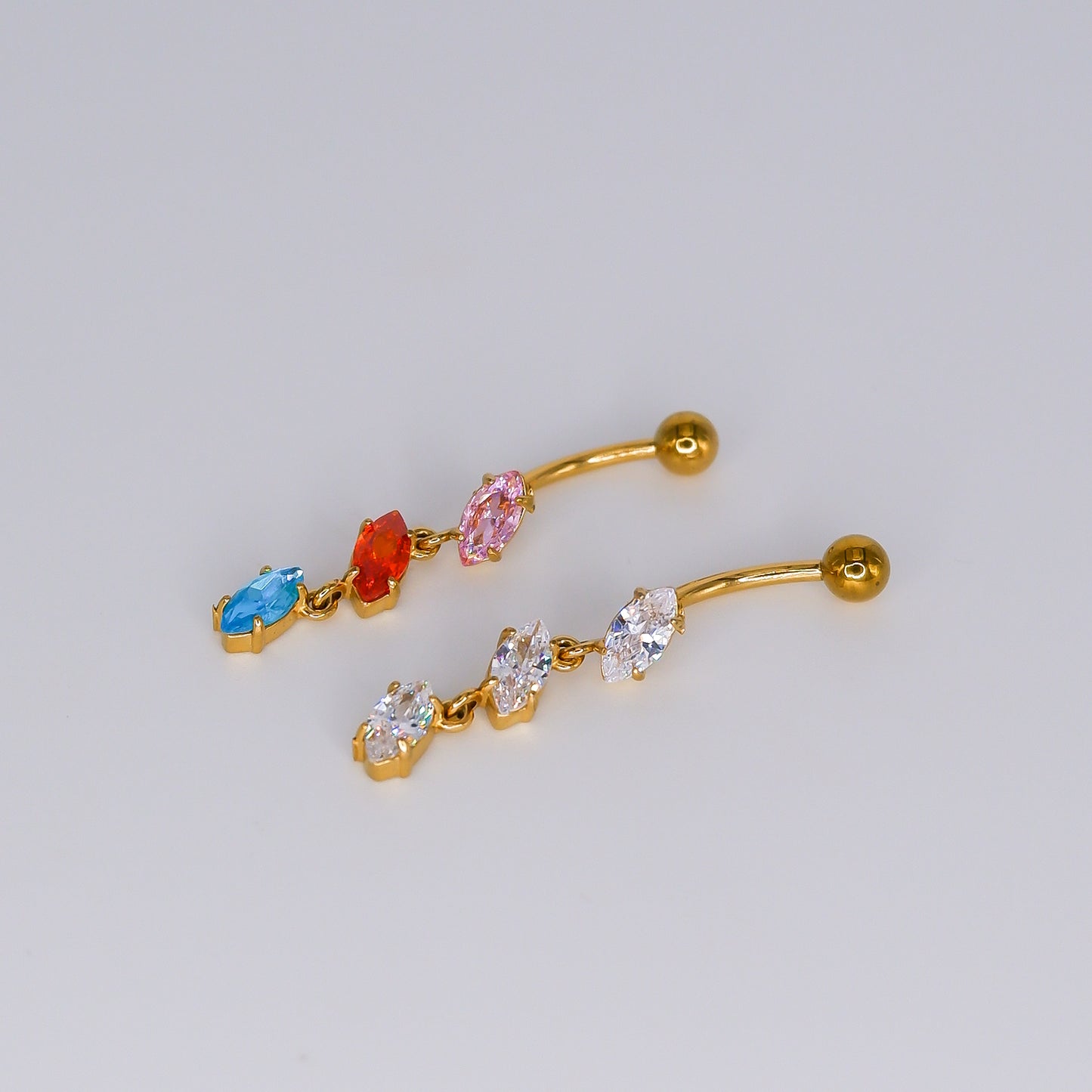 Piercing Umbigo 3 Brilhos
