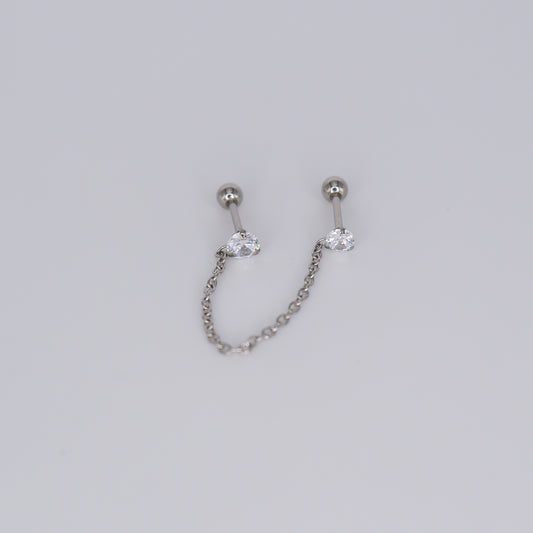 Piercing Aperta atrás Corrente