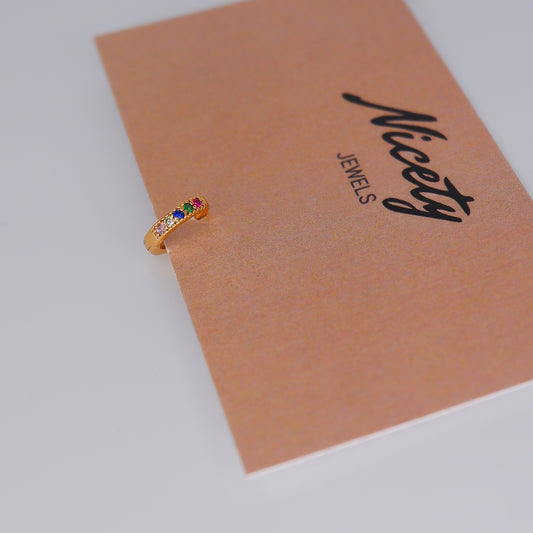 Mini Argolas 6,5mm Hipoalergénicas Coloridas