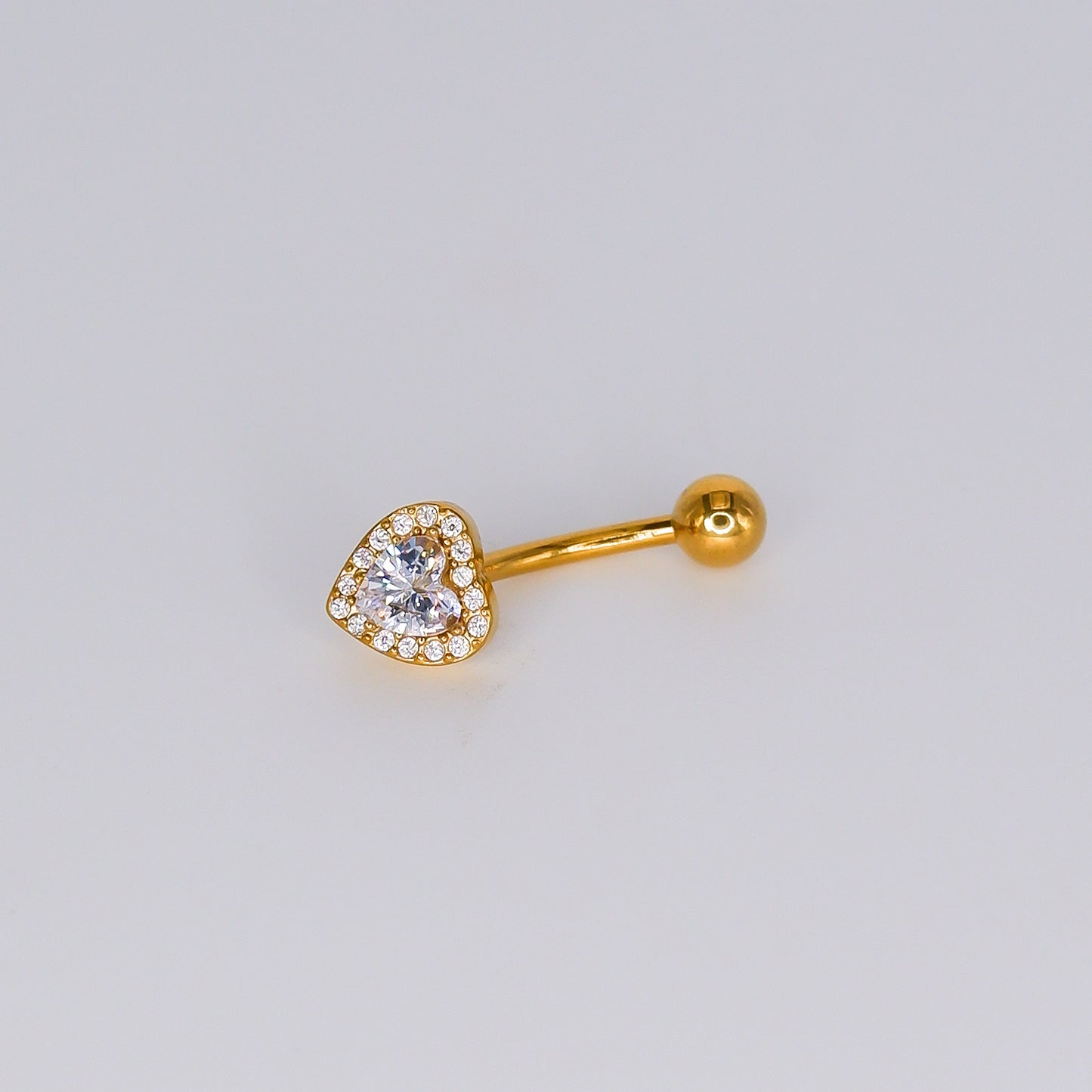 Piercing Umbigo Coração