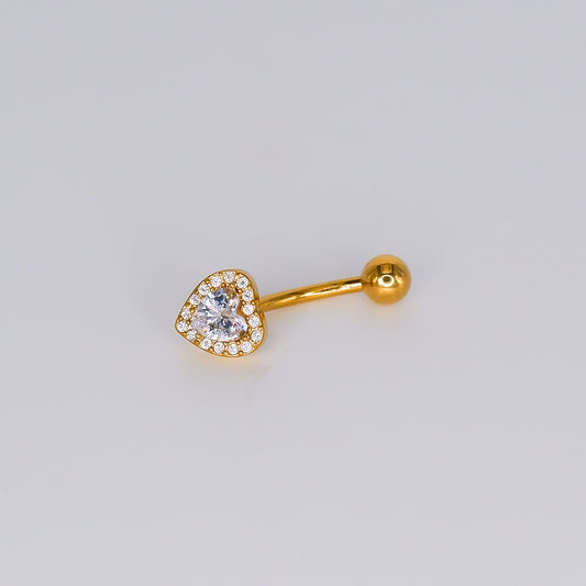 Piercing Umbigo Coração