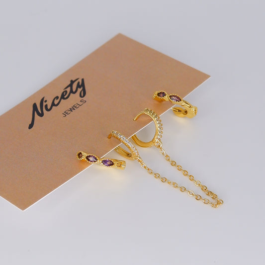 Pack Dourado e Lilás