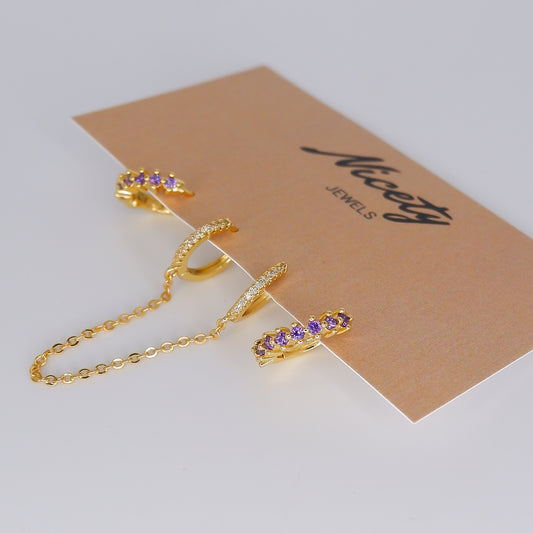 Pack Dourado e Lilás