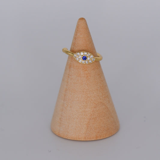 Earcuff Dourada Olho