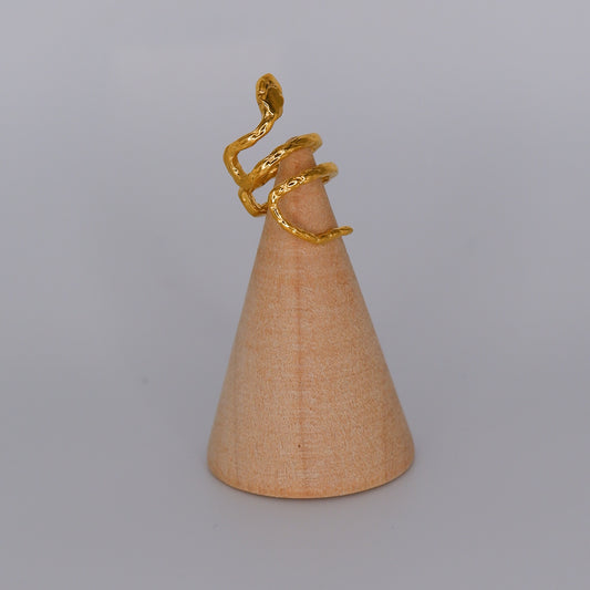 Earcuff Dourada Cobra