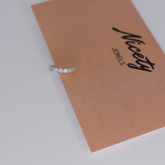 Mini Argola 7mm S925 Prateada Bolinhas