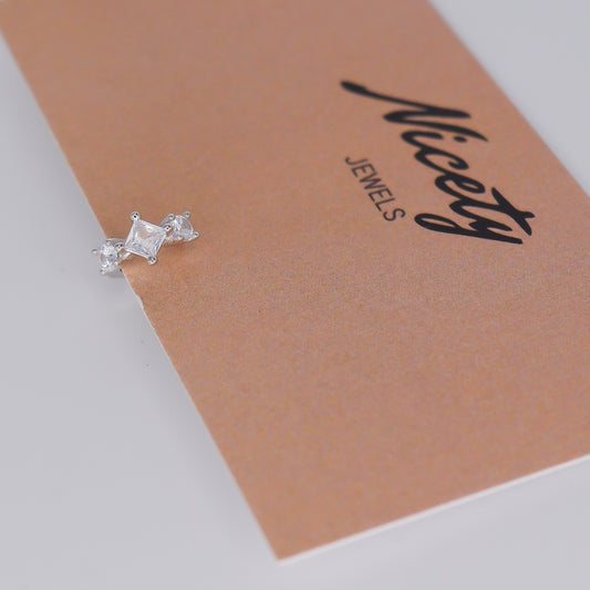 Mini Argola 5mm S925 Prateada