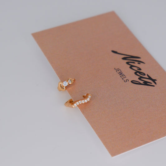 Mini Argolas 5mm Hipoalergénicas Coração e Torta