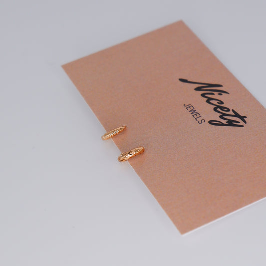 Mini Argolas 5mm Hipoalergénicas Enroladas