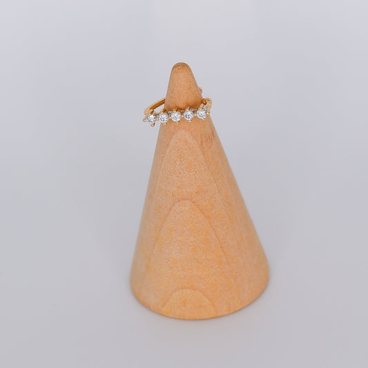 Earcuff Dourada Risco