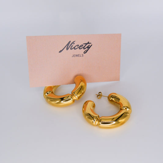 Argola de Espeto Dourada Grandes