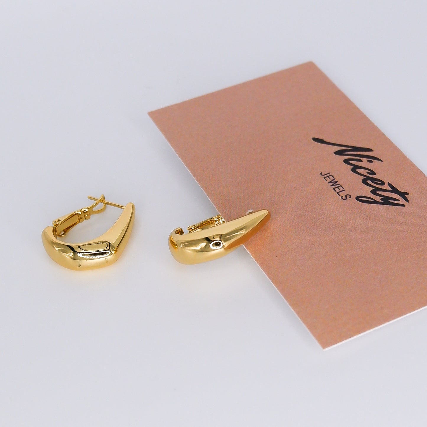 Argola Dourada Hipoalergénica