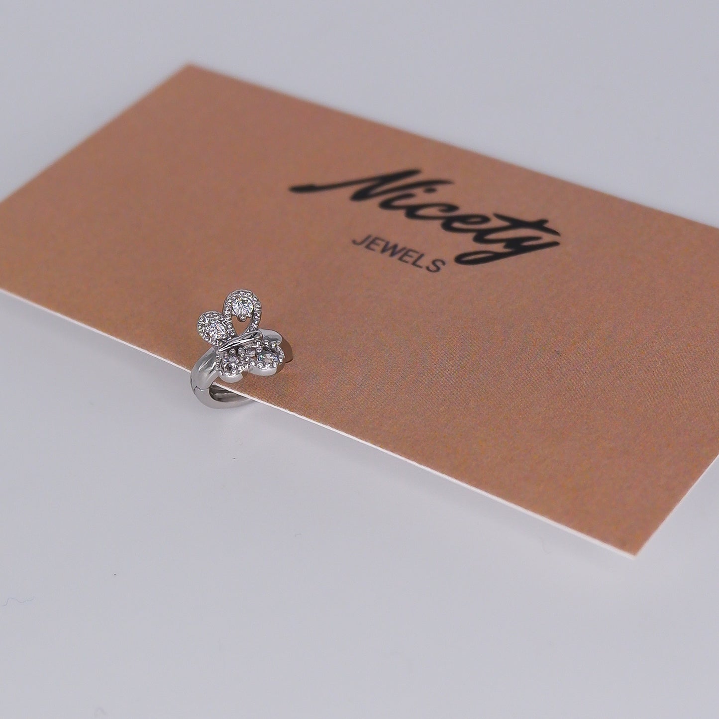 Mini Argola 7mm Aço Inoxidável Borboleta