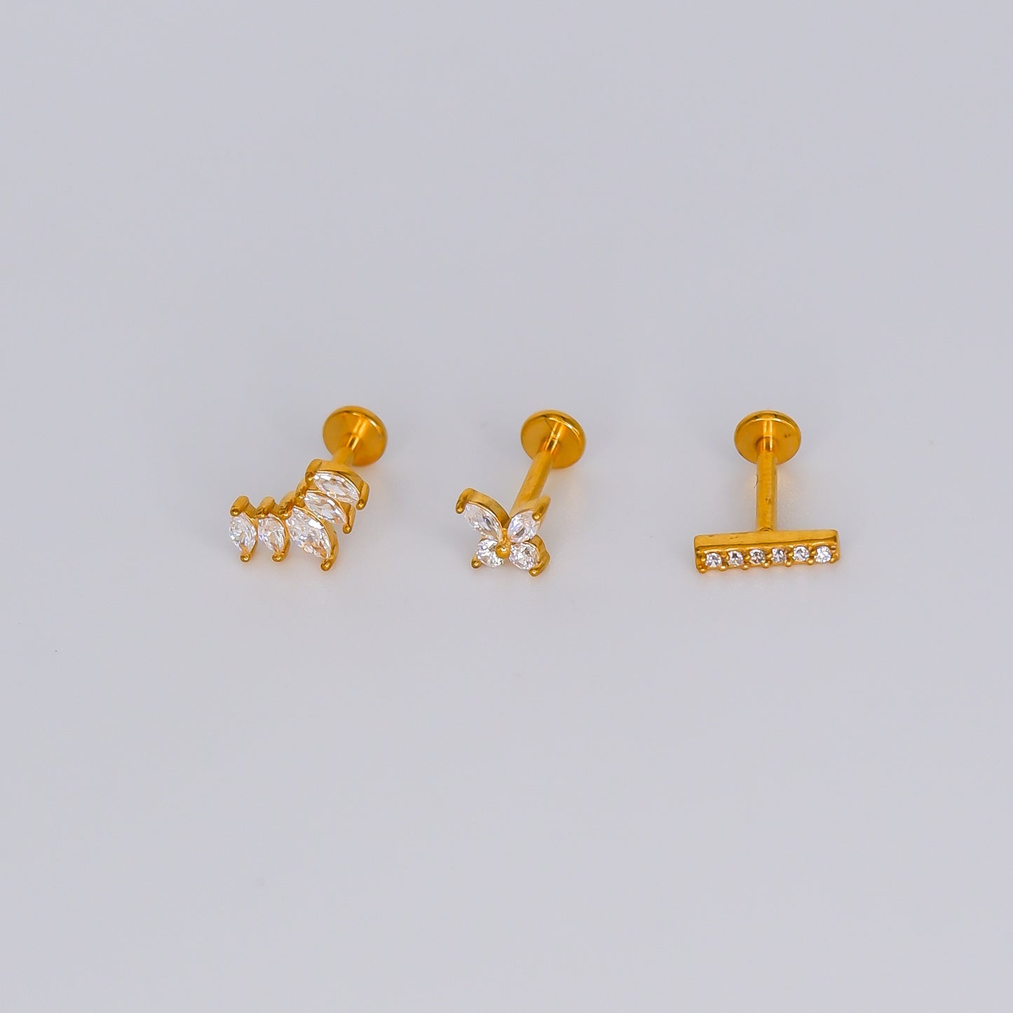 Piercings Achatados
