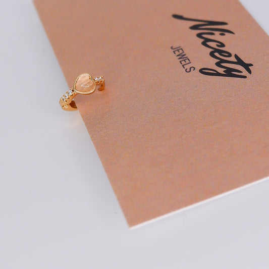 Mini Argola 7mm Aço Inoxidável Corações