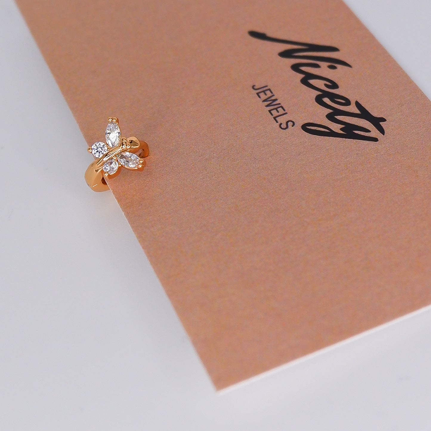 Mini Argola 6mm Aço Inoxidável Borboleta