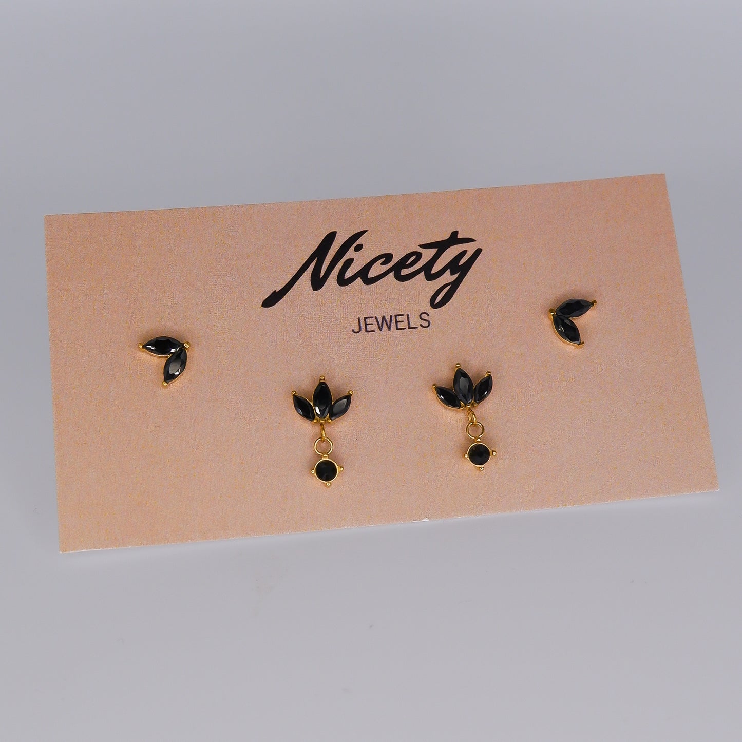 Pack Dourado Meia Flor, Folha Preto