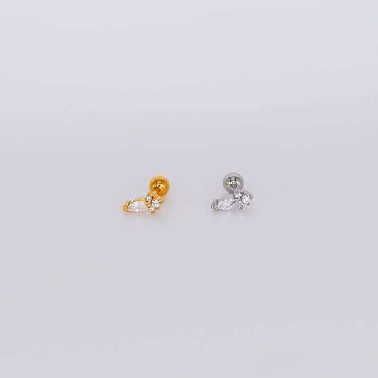 Piercing Aço Inoxidável Brilho Maior