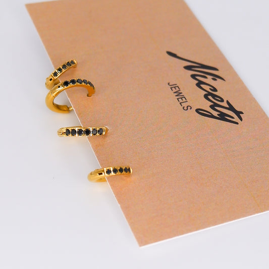 Pack Dourado Básico Pretas