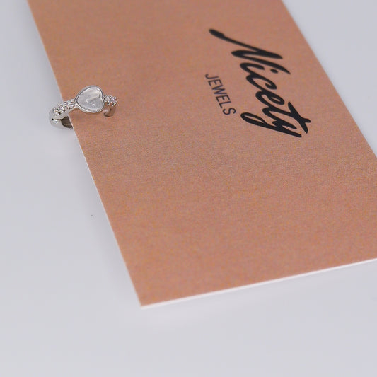 Mini Argola 7mm Aço Inoxidável Corações