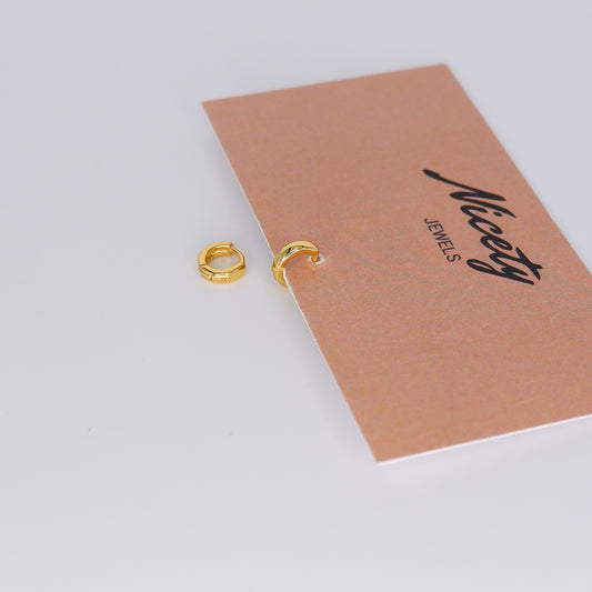 Mini Argola 4,5mm S925 Douradas