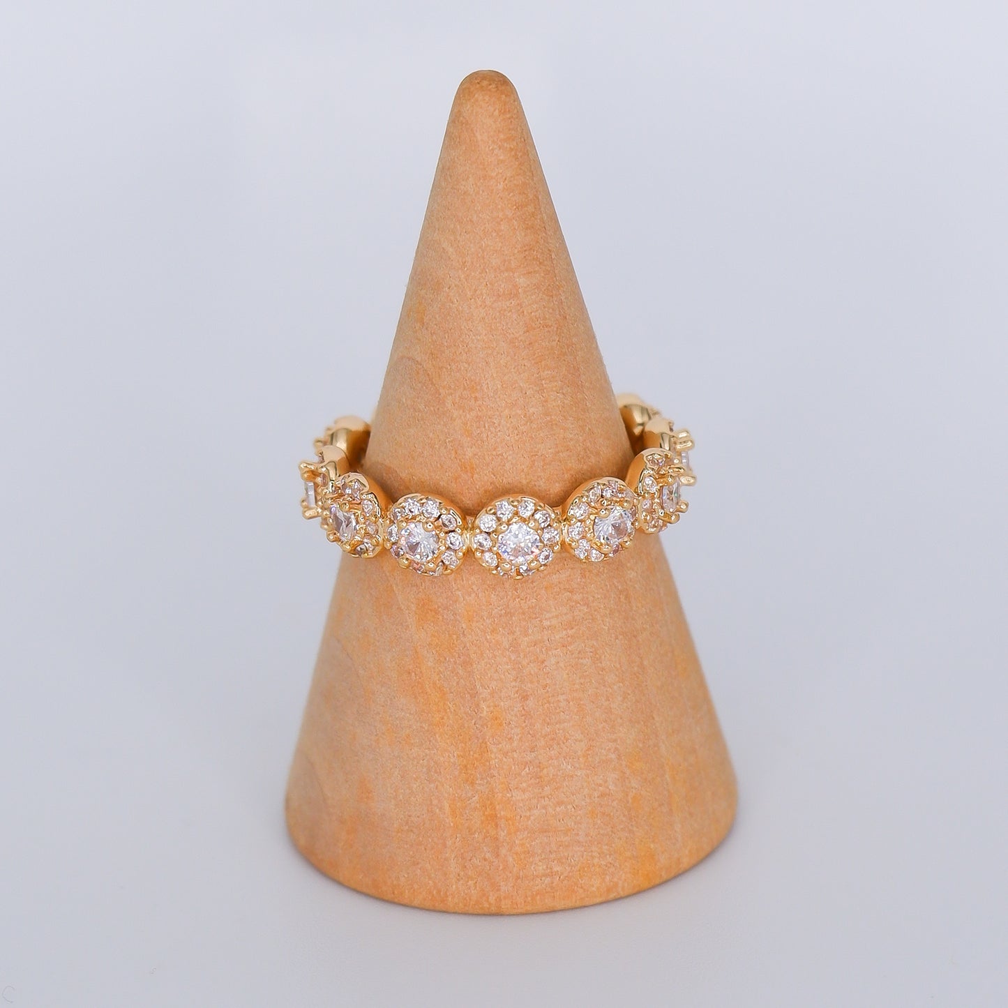 Anel Hipoalergénico Brilhante Bolas