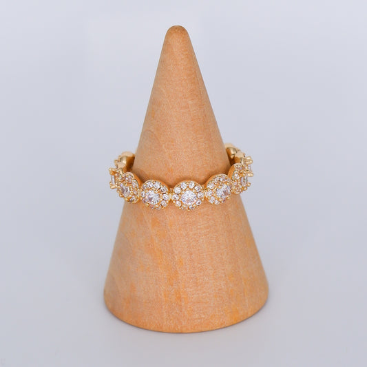 Anel Hipoalergénico Brilhante Bolas