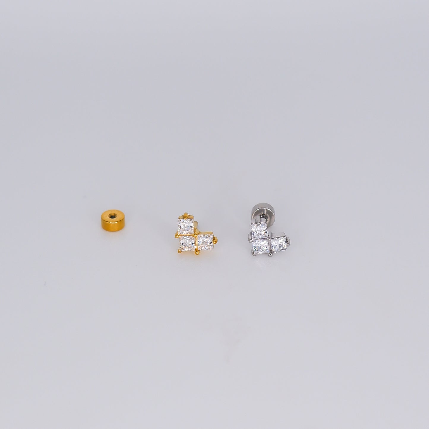 Piercing Aço Inoxidável Coração