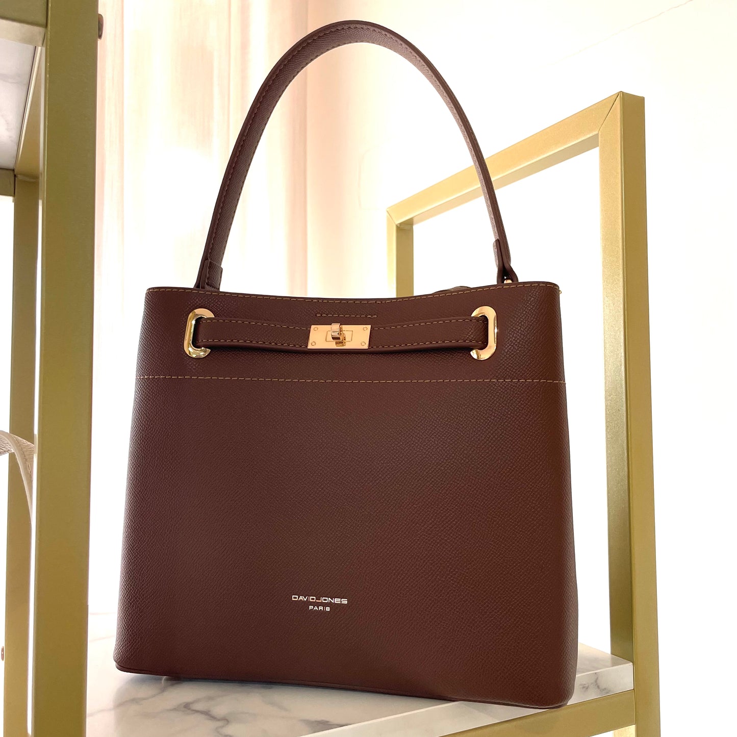 Mala David Jones Paris Castanha
