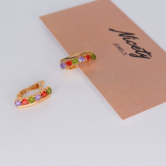 Argola Hipoalergénica Colorida