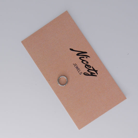 Argola Piercing Aço Inoxidável 5,5mm Prateada