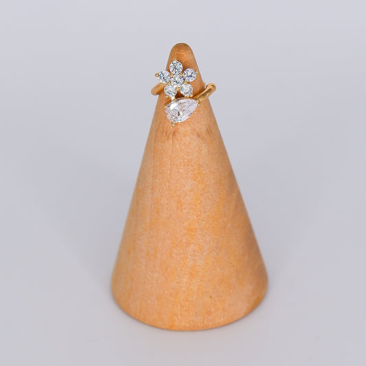 Earcuff Flor & Gota