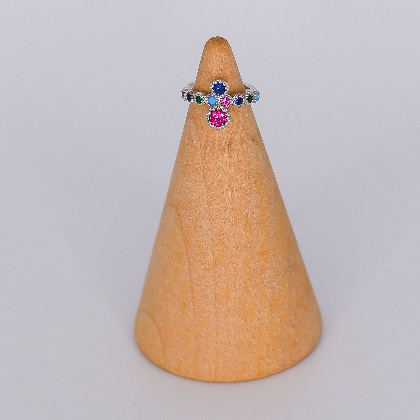 Earcuff Colorida Prateada